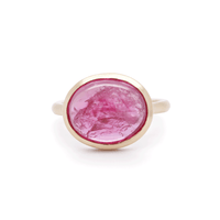 Red Dragon Fruit - Ruby Solitaire Ring