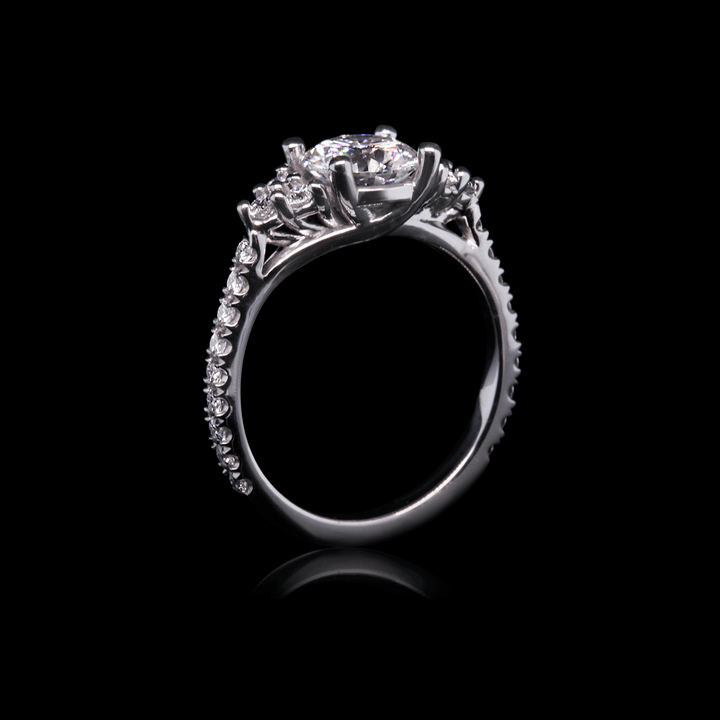 The Mir - Moissanite Engagement Ring