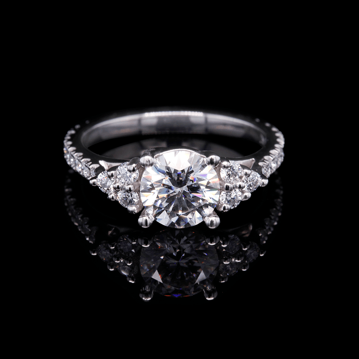 The Mir - Moissanite Engagement Ring