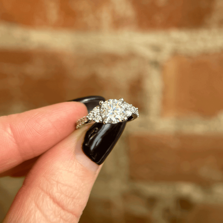 The Mir - Moissanite Engagement Ring