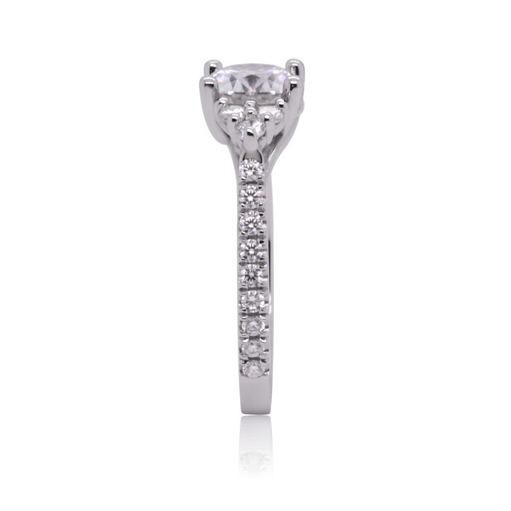 The Mir - Moissanite Engagement Ring